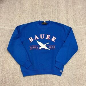 Vintage Eddie Bauer Sweatshirt Mens Small Blue 1990s Russell Athletic
